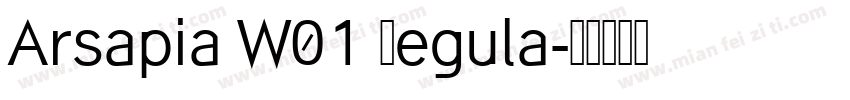 Arsapia W01 Regula字体转换